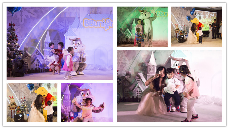 BBunion国际早教厦门世贸中心活动花絮：圣诞冰雪晚宴